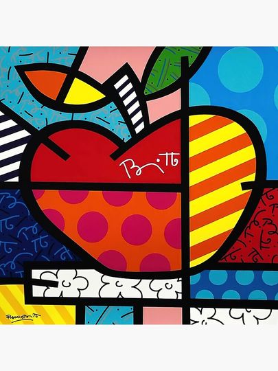 Apple Britto Premium Matte Vertical Poster