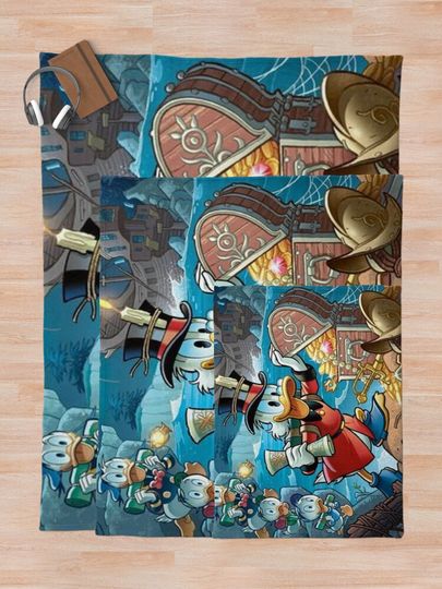 Scrooge McDuck Throw Blanket