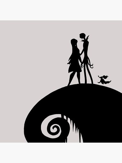 Jack, Sally & Zero Pillow