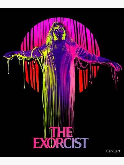 The Exorcist Neon Premium Matte Vertical Poster