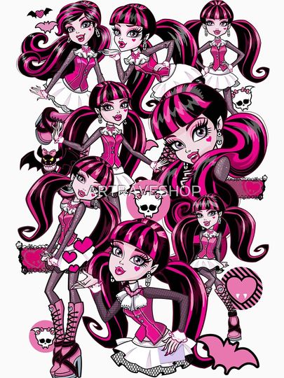 Draculaura Classic T-Shirt – Fun Cartoon Inspired Casual Graphic Tee