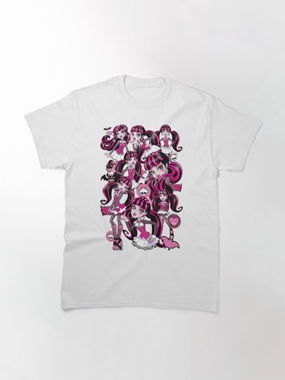 Draculaura Classic T-Shirt – Fun Cartoon Inspired Casual Graphic Tee