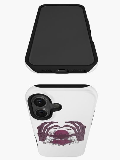 Skeleton Hand With Rose Halloween iPhone Case
