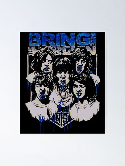 Bring Me The Horizon Poster – Stylish Wall Art for Metalcore Music Fans