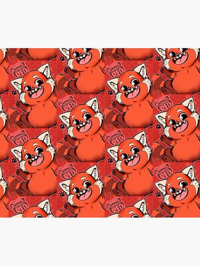 TURNING RED FANART_CAOSDIBUJITOS Throw Blanket