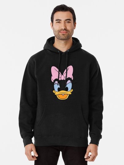 Daisy Duck Big Face Pullover Hoodie
