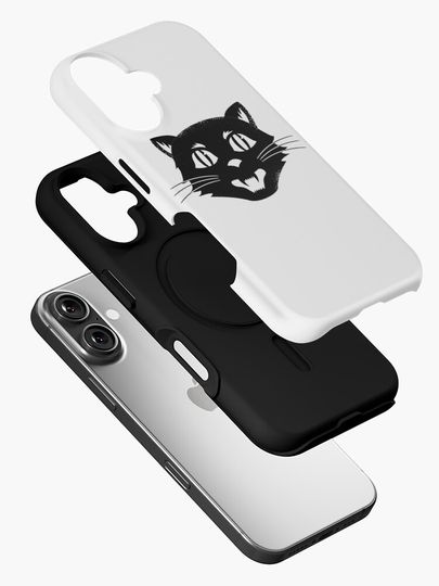 Halloween Black Cat Vintage iPhone Case