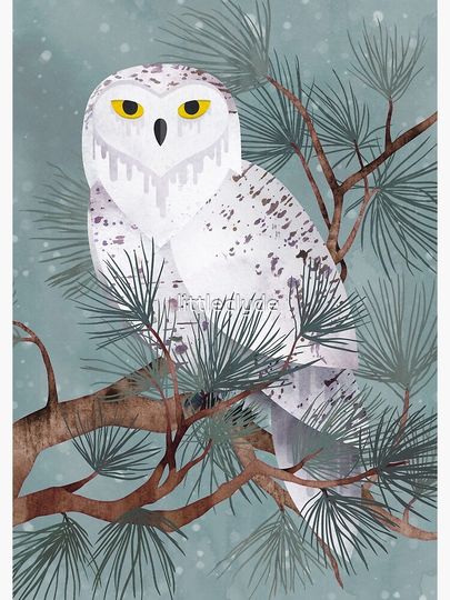 Snowy Art Print