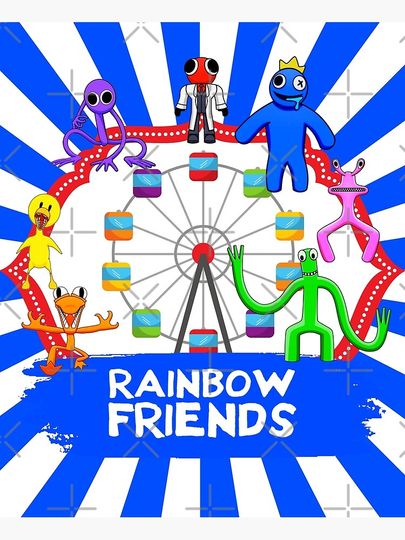Rainbow Friends Odd World Premium Matte Vertical Poster