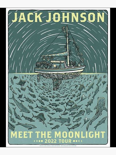 Jack Johnson Meet the Moonlight Classic Premium Matte Vertical Poster