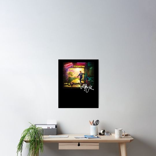 Elton John Farewell Tour Yellow Brick Road The Final Tour 2022 Poster