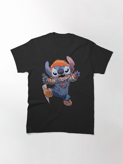 Chucky Stitch Classic T-Shirt, Halloween Stitch T-Shirt