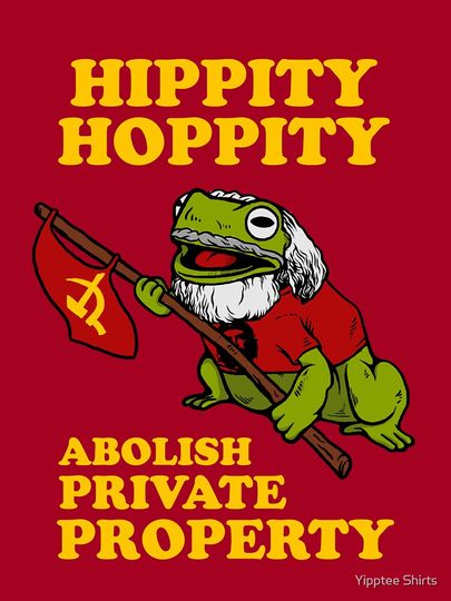 Hippity Hoppity Abolish Private Property Baby One-Piece