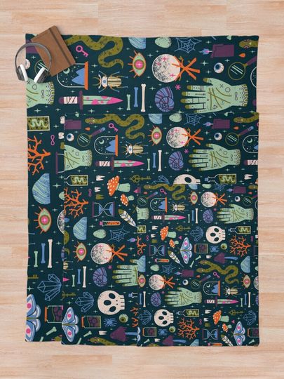 Curiosities Throw Blanket