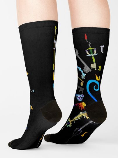 Kingdom hearts keyblades Socks