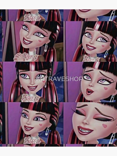 Draculaura - Monster High Pattern Backpack