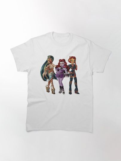 Monster Trio Classic T-Shirt – Fun Cartoon Inspired Casual Graphic Tee
