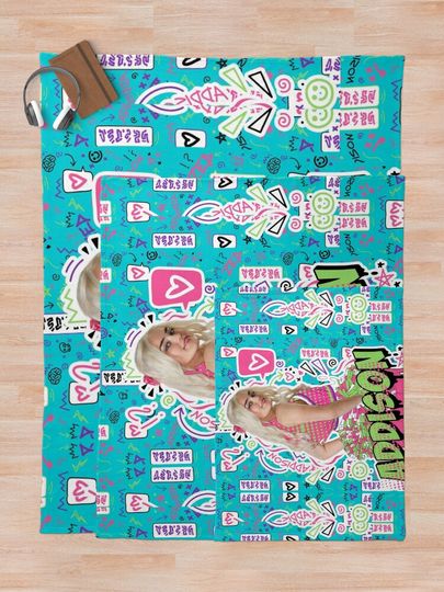 zombies 3 1 backpack bag Throw Blanket
