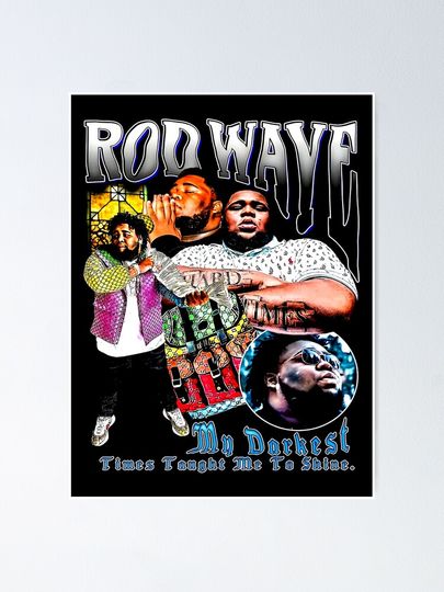 Rod Wave Vintage 90 Poster