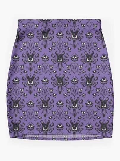 Haunted Mansion  Mini Skirt