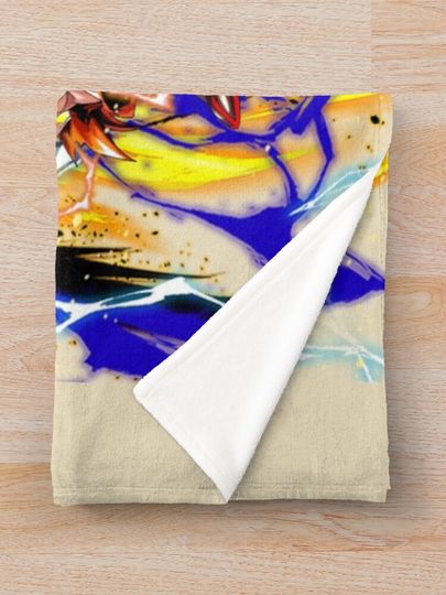 Goku ssj Throw Blanket, Gift for Fan, for All Age