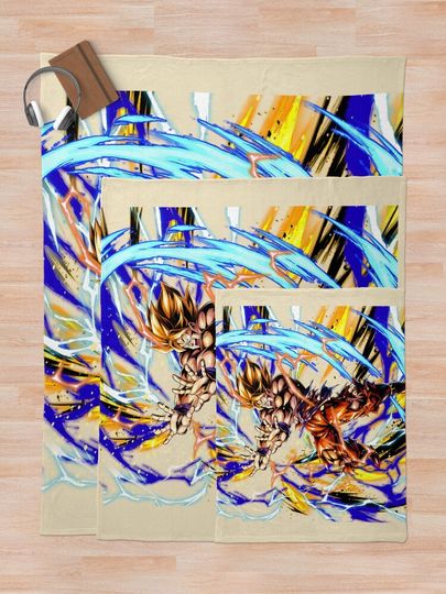 Goku ssj Throw Blanket, Gift for Fan, for All Age