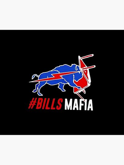 "  Buffalo Bills Mafia " Throw Blanket