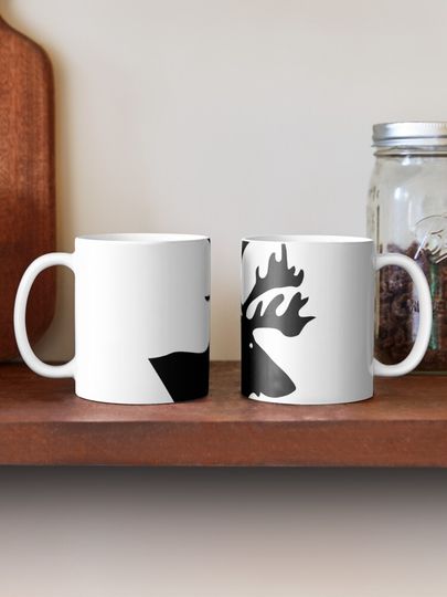 Caribou Coffee Mug, Animal Mug