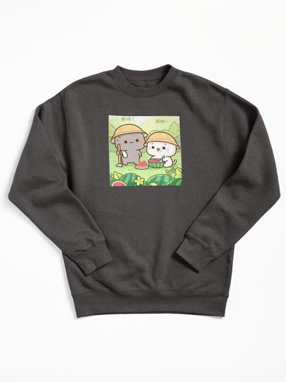 Bubu And Dudu Go Picnic Eat Watermelon Pullover Sweatshirt