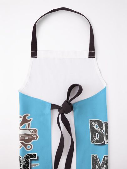 BlueyDad Mechanic Awesome Design Apron