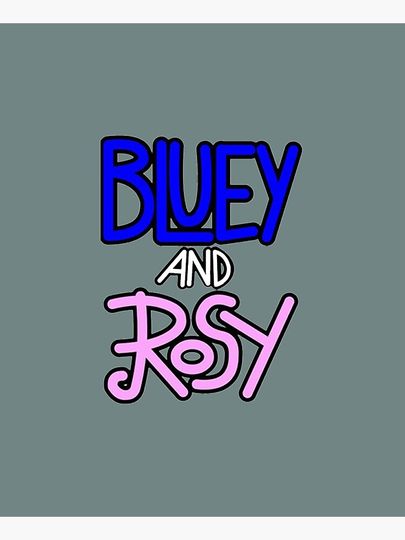 BlueyDad and Rosy log Perfect Apron