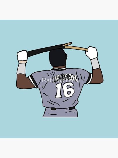 Bo Jackson Breaking A Bat Pillow