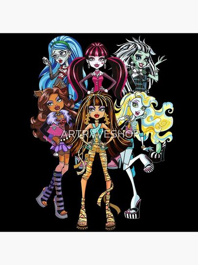 MONSTER HIGH XMAS Premium Matte Vertical Poster