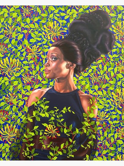 Kehinde Beauty Black Girl Premium Matte Vertical Poster