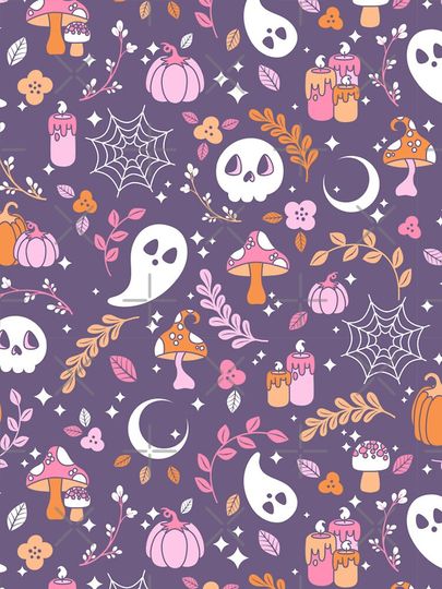 Happy Haunts Pattern iPhone Case