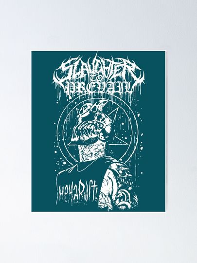 Slaughter to Prevail Wall Poster - Graphic Artwork for Metal Enthusiasts