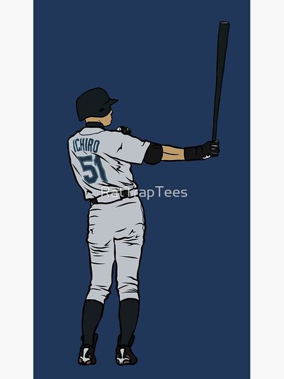 Ichiro Batting Ritual Poster