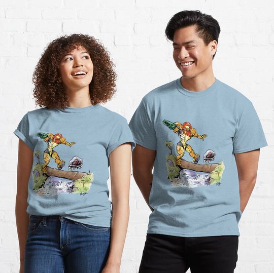 Samus and Metroid Classic T-Shirt
