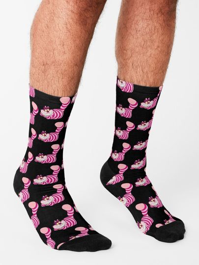 The Cheshire Cat We're all mad here Socks