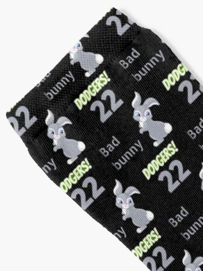 Bad bunny dodgers        Socks