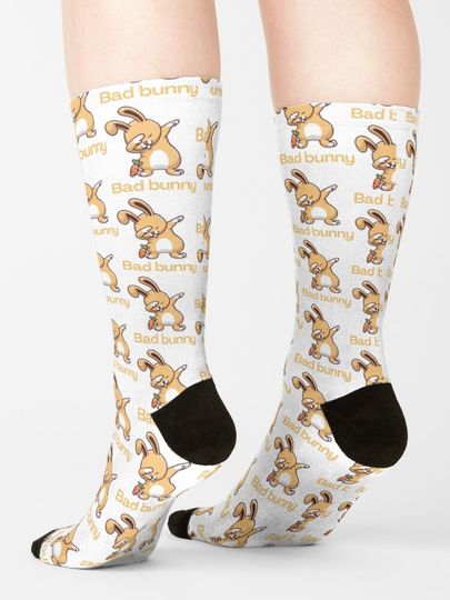 Bad bunny dodgers  shirt     Socks