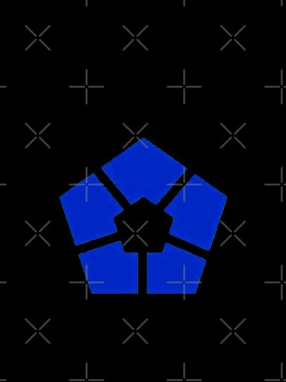  blue lock logo  iPhone Case