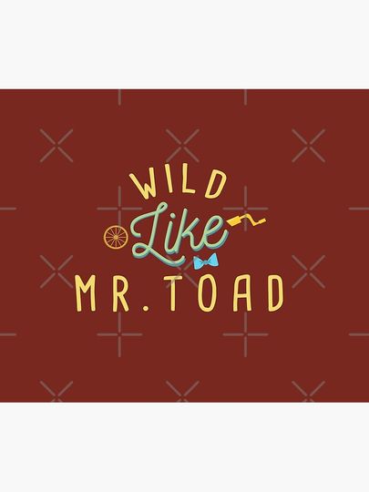 Wild Like Mr. Toad Throw Blanket