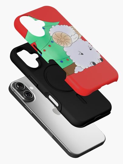 Chrismas Goat iPhone Case