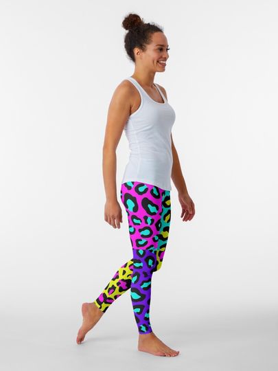 Leopard 80s Leggings