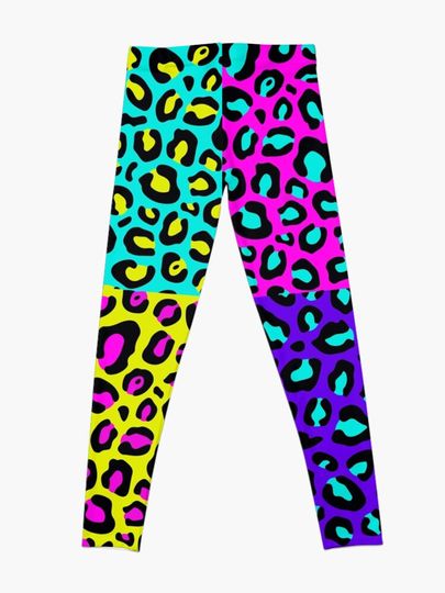 Leopard 80s Leggings