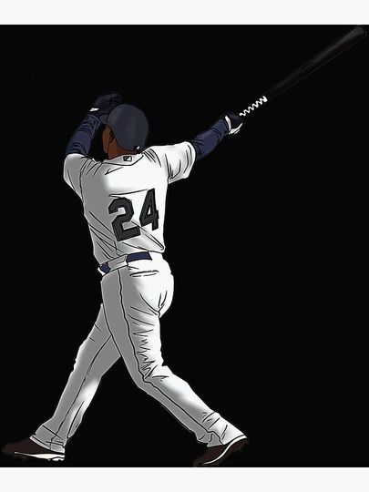 Ken Griffey Jr Canvas, Gift for baseball fan