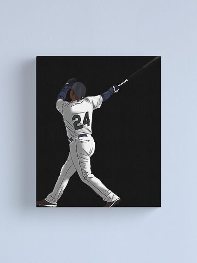 Ken Griffey Jr Canvas, Gift for baseball fan