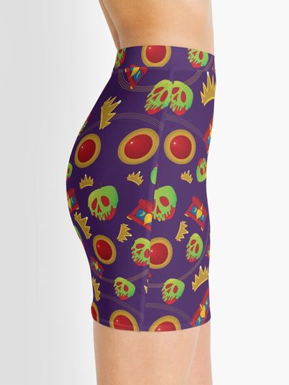 Evil Queen Icons Mini Skirt