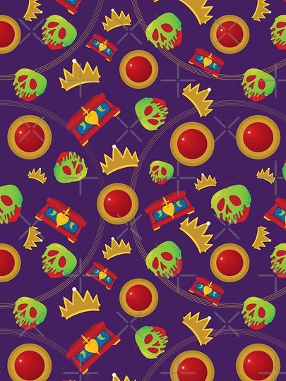 Evil Queen Icons Mini Skirt